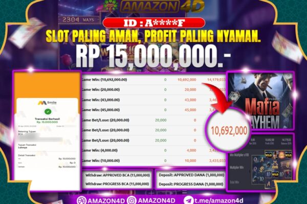 AMAZON4D | APAPUN PERMAINAN GAME KALIAN SUDAH PASTI JEPE !!
